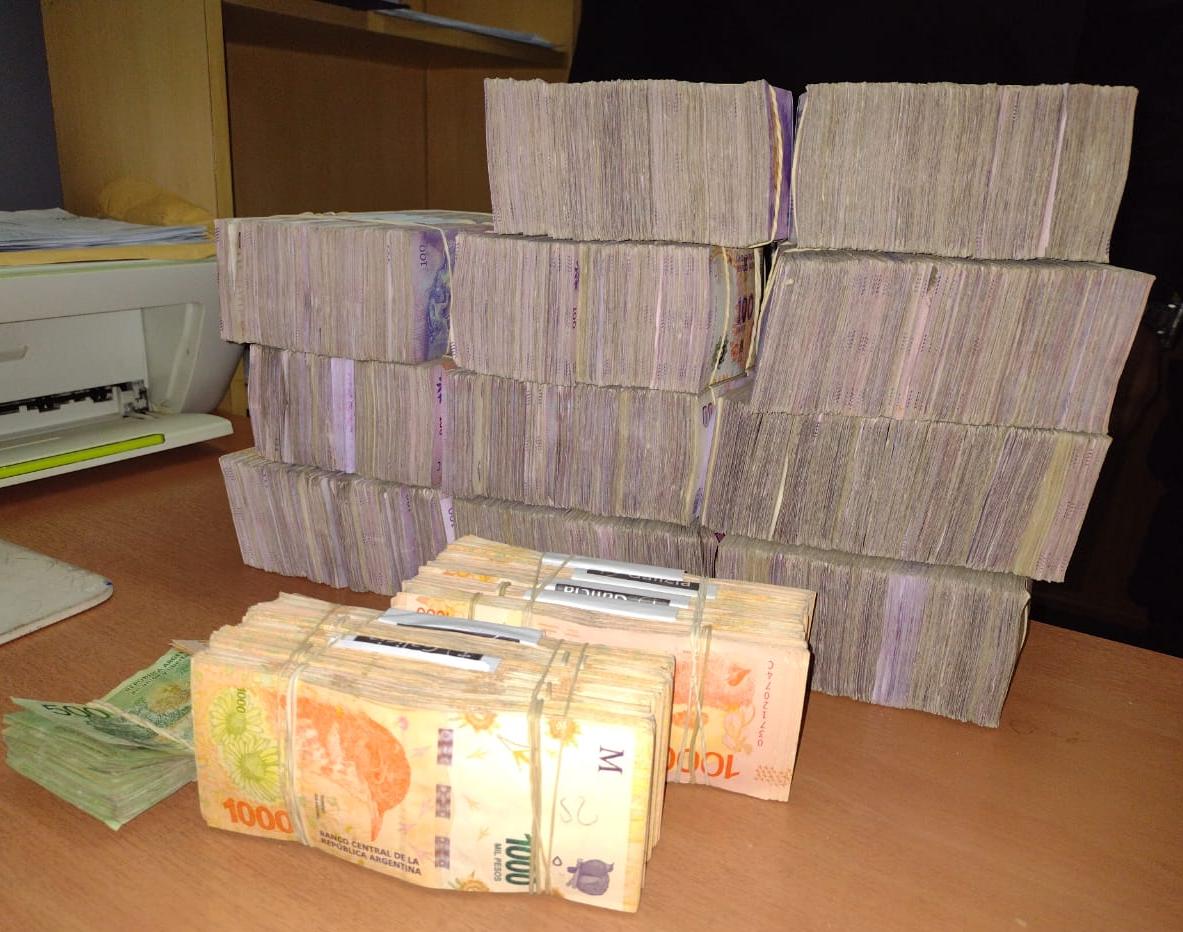 Comercio funense involucrado en millonaria confiscación de dinero en efectivo